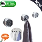 Держатель для полотенец на присосках для настенного окна, инструмента для ванной комнаты, удобные кухонные крючки для хранения, вешалка для стиральной ткани, стойка, органайзер для тряпки для кухни