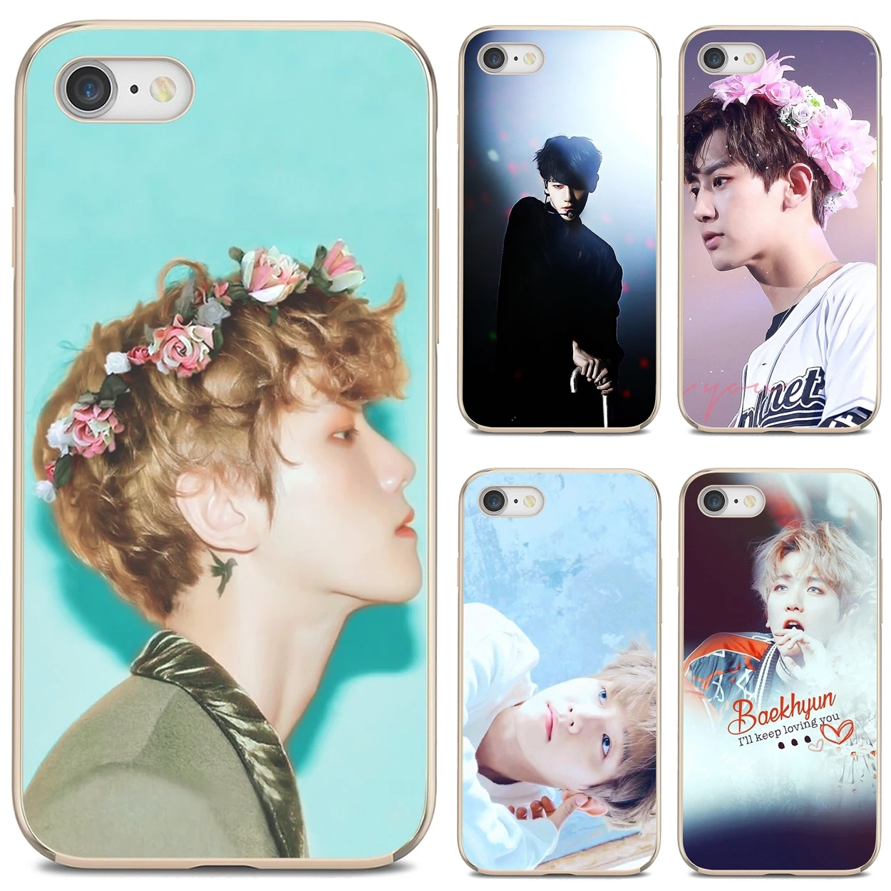 Мягкие чехлы для Motorola Moto G5 G5S G6 Z Z2 Z3 C G G2 G3 X4 E4 E5 Play Plus Baekhyun Byun Baek Hyun Exo Kpop|Бамперы| |