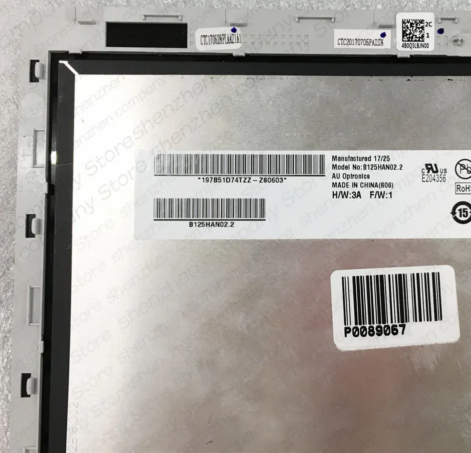 ЖК-дисплей 12 5 дюйма для ASUS CHROMEBOOK C302 / C302CA FHD IPS сенсорный дигитайзер в сборе дисплей