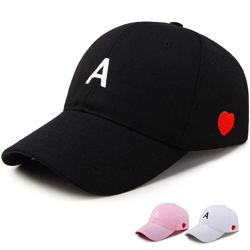 

Summer Men's And Women's Versatile Fashion Leisure Tide Brand Ins Baseball Cap A Letter Love Sunscreen Duck Tongue Cap