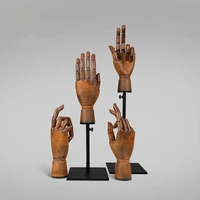 dhm102 s drawing sketch mannequin model home decor human artist models wood grain mannequin dummy hands for jewelry display