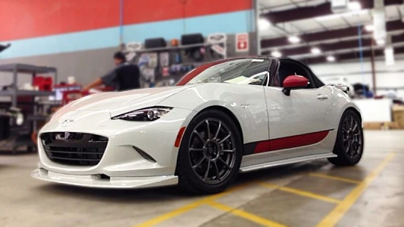 Для Mazda MX5 ND5RC родстер Miata углеродное волокно Odula передний бампер губа глянцевое