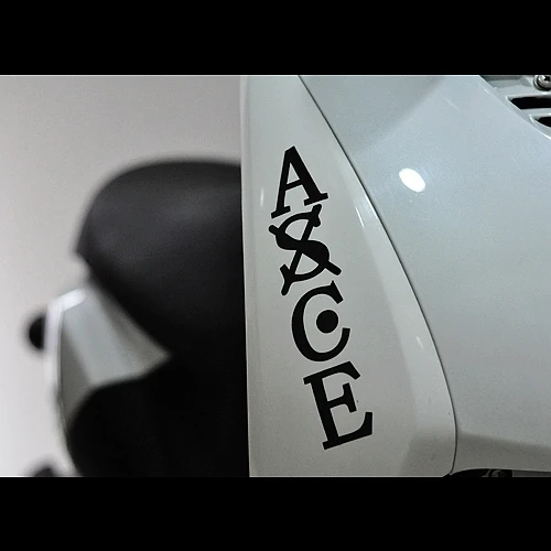 Японские HF JDM уличные гонки заднее ветровое стекло ASCE мотоциклетные