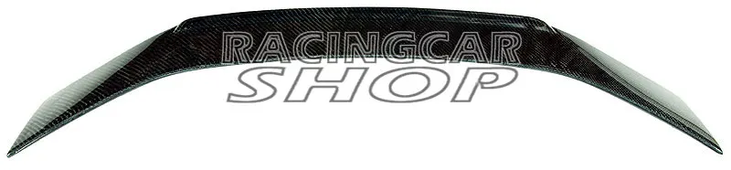 C стиль Настоящее углеродное волокно Задняя накладка на Багажник крыло губ