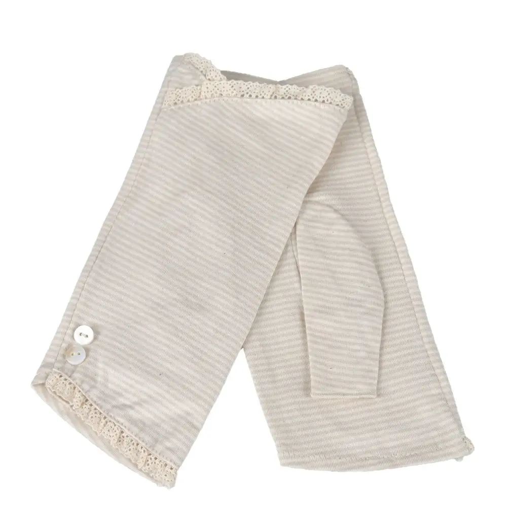 

Kenmont Women Fashion Striped Cotton Sun Protection Gloves KM7000