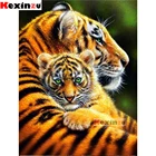 5D DIY Алмазная мозаика икона Стразы Тигр Алмазная вышивка полная квадратная дрель животные Алмазная картина вышивка крестиком хобби