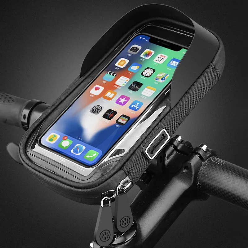 

High Quality Bicycle Waterproof Mobile Phone Bag Accepts Private Customization Mountain Bike Outdoor Sports Portable Cycling Bag