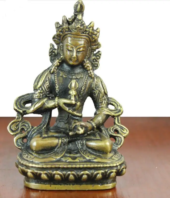 Ymying Тибет буддизм Bodhisattva Vajrasattva Бронзовая статуэтка Будды|statue bronze|statue tibetstatues buddha |