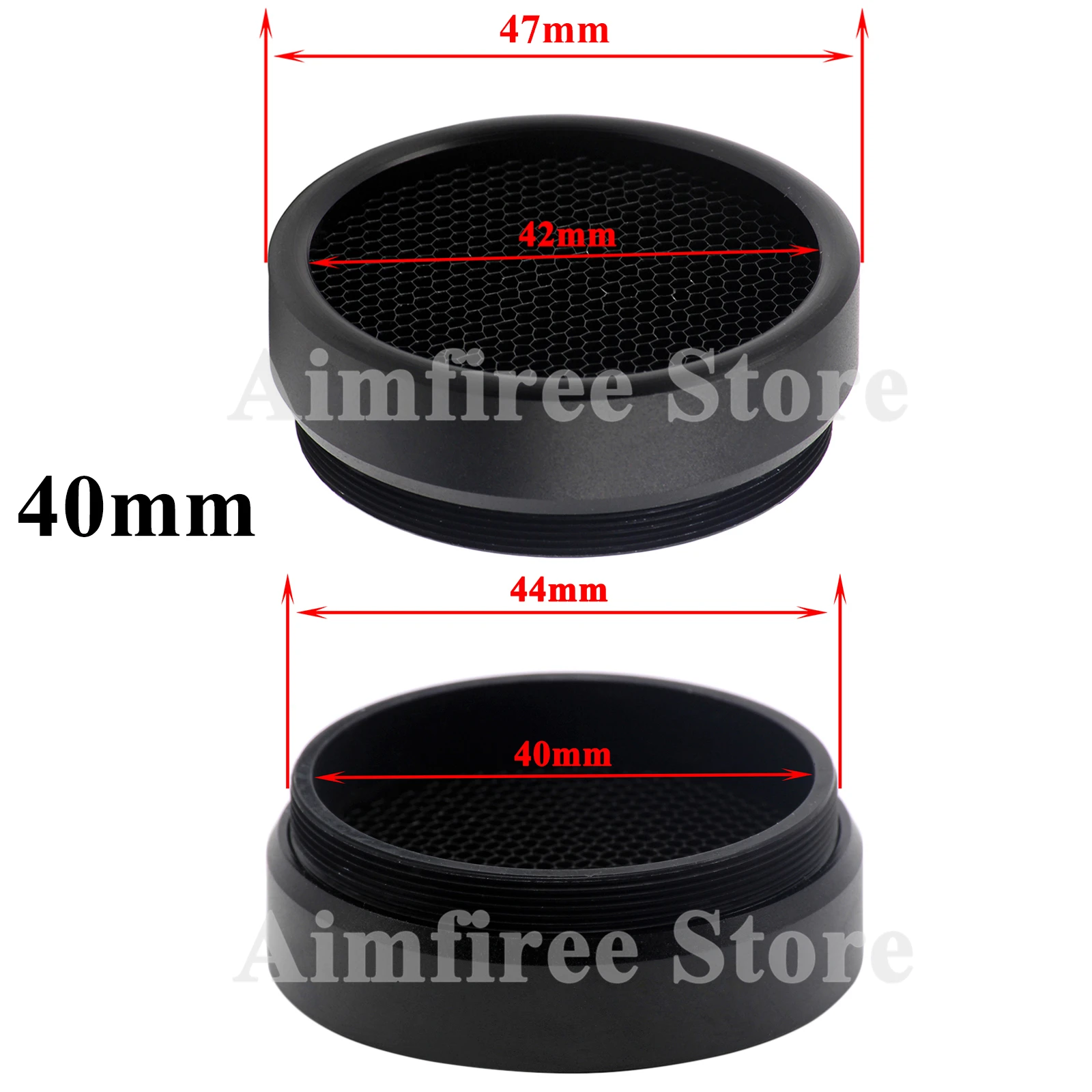 Airsoft Killflash 40 мм противоотражающий солнцезащитный колпачок для оптического