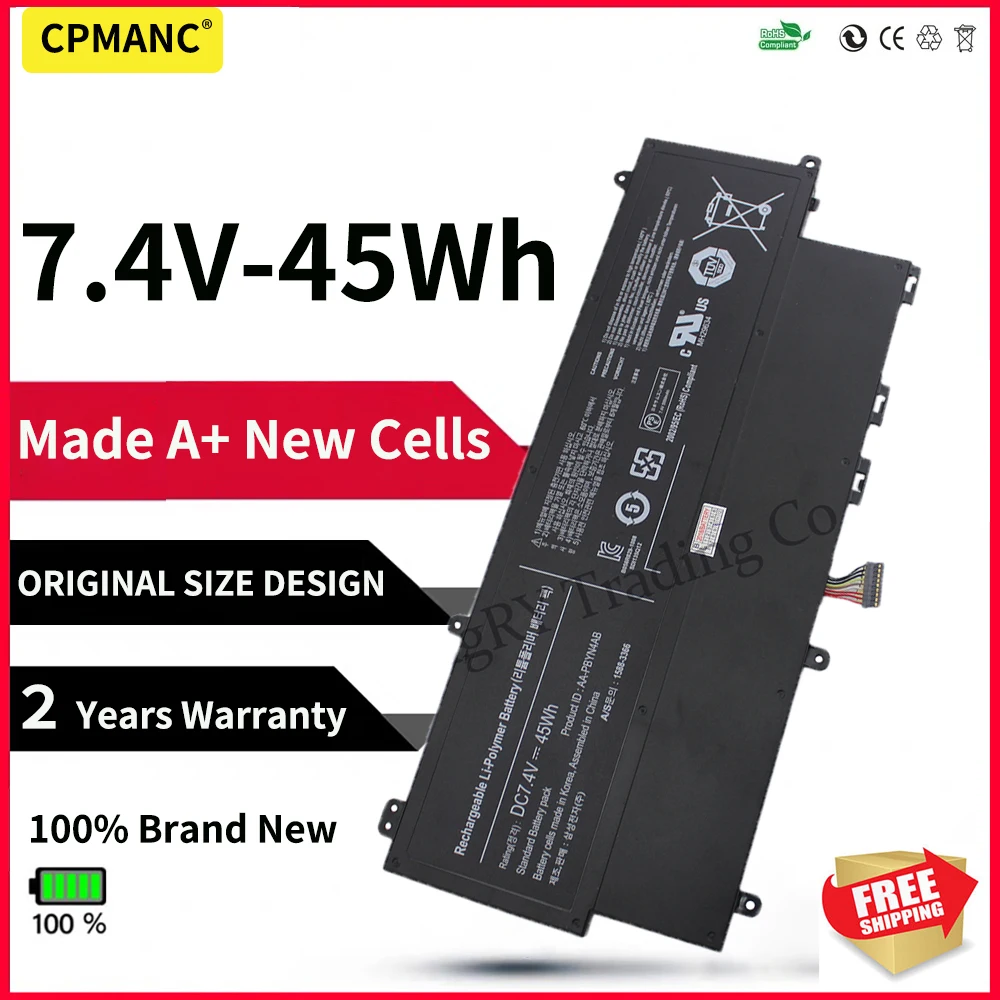 Новый аккумулятор 45 Втч AA-PBYN4AB AA-PLWN4AB BA43-00336A для Samsung NP530U3B NP530U3C 530U3B | Компьютеры и