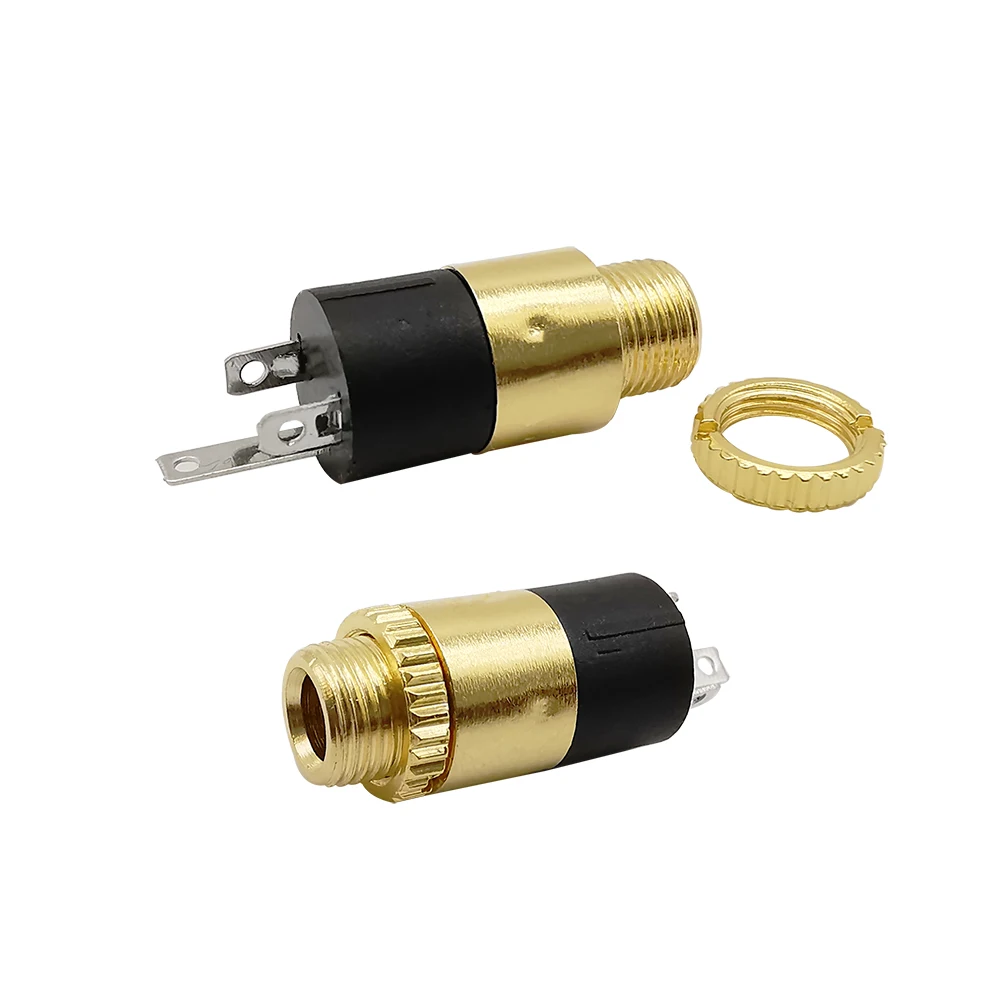 5 шт. PJ392 стерео аудио разъем для наушников соединитель позолоченный 3 мм pj392