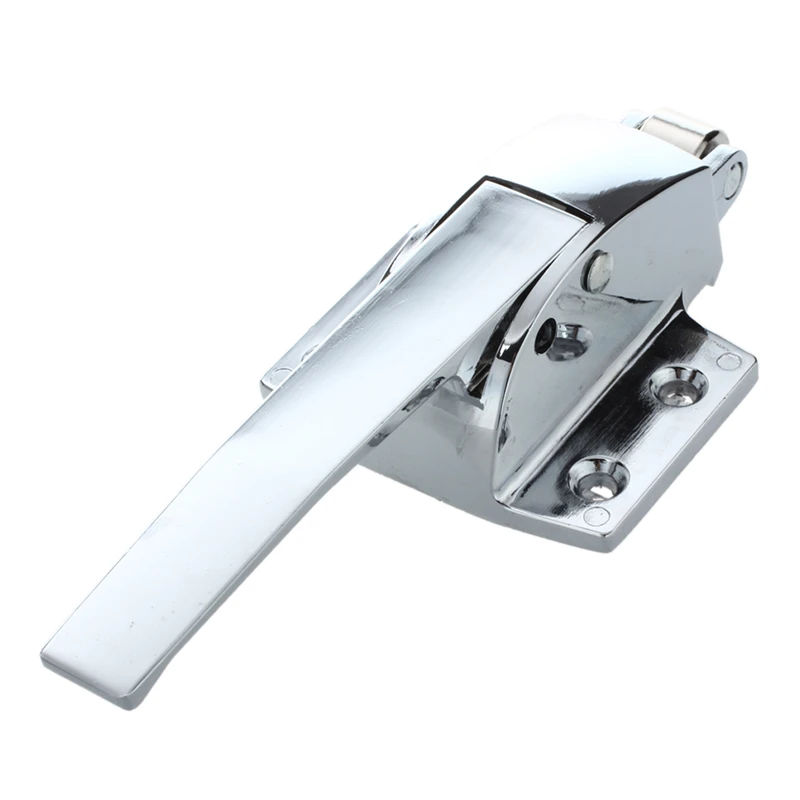 SODIAL(R) Stainless Steel Spring Loaded Walk In Freezer Cooler Door Handle Latch | Locks