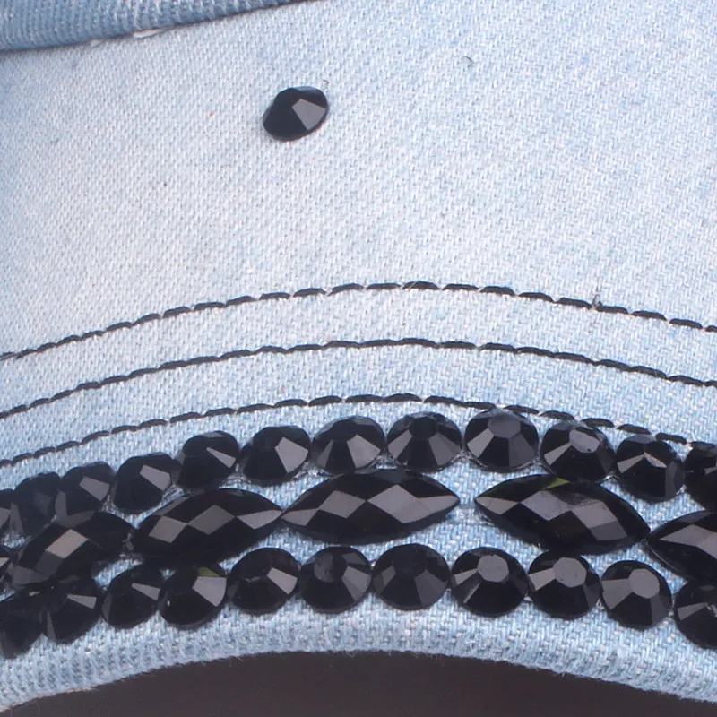 Xthree джинсовая бейсболка со стразами и буквенным принтом для мужчин Женская