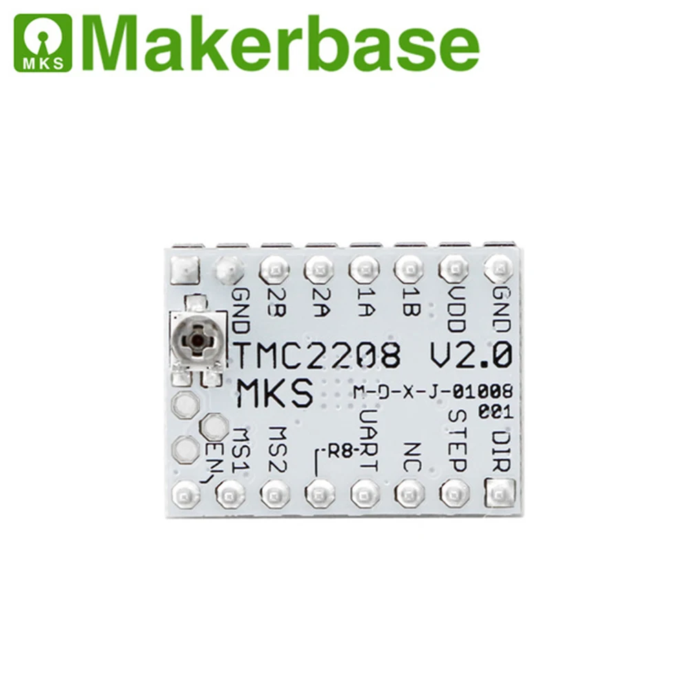 Драйвер шагового двигателя Makerbase MKS TMC2208 запасные части для 3D-принтера сверхтихий