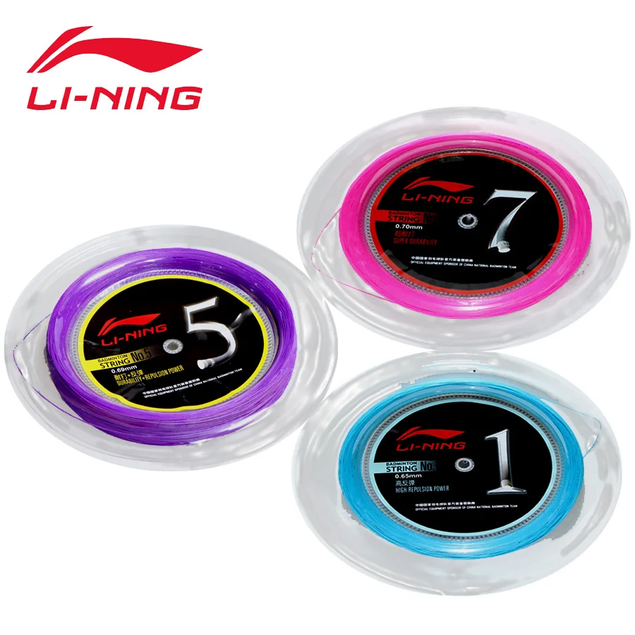 Li Ning NO.5 200 м для бадминтона высокая мощность 10 1 шт. li ning подкладка Спортивная