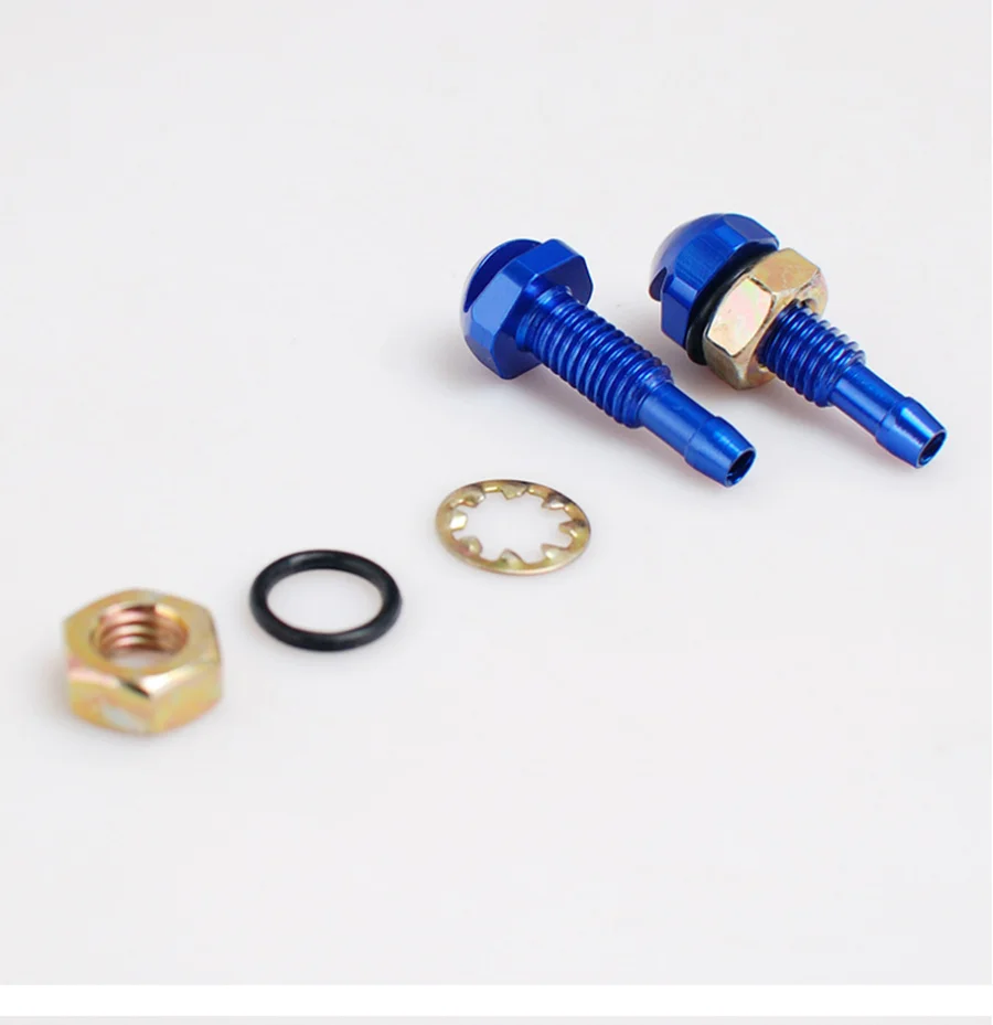 

2X Washer Nozzle Universal Aluminum Windshield Wiper Water Jet Spray Washer Nozzle Auto Replacement Parts