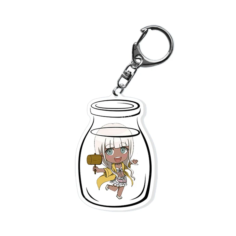Лидер продаж брелок для ключей Danganronpa V3 Q версия Kaede Akamatsu IU Iruma Kokichi Oma акриловые