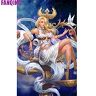 Созвездие 5D Diy алмазная живопись Зодиак весы Ангел мозаичная вышивка Стразы Крест Стежка квадратные дрель