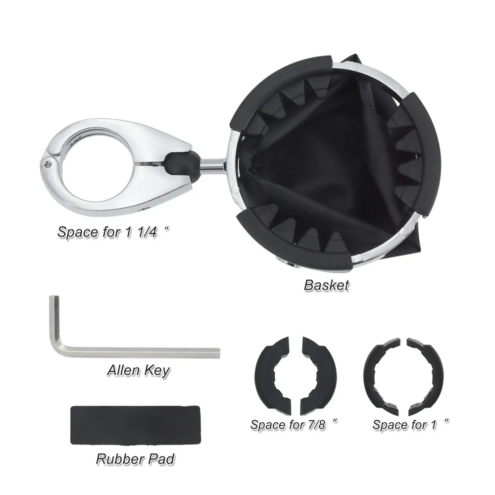 Держатель для стаканов напитков в байкерском стиле держатель бутылки на руль с