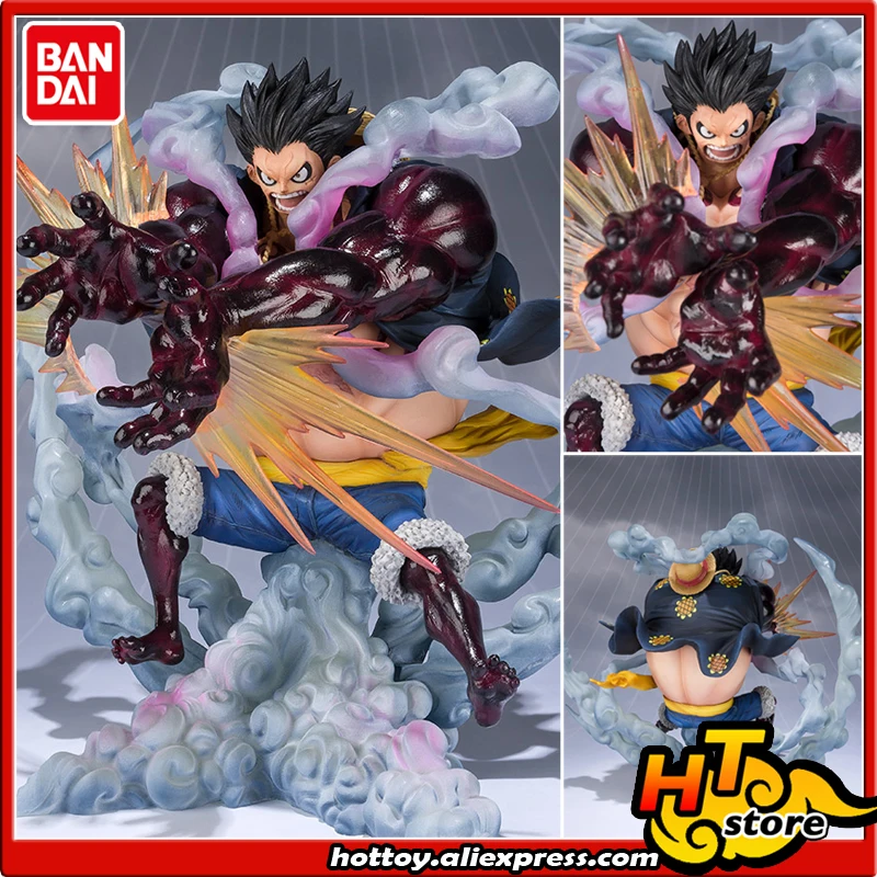 

Оригинальные фигурки BANDAI Spirit Tamashii Nation фигурка коллекции фигурок-Обезьяна D. Луффи снаряжение 4 Лео Базука из «ONE PIECE»