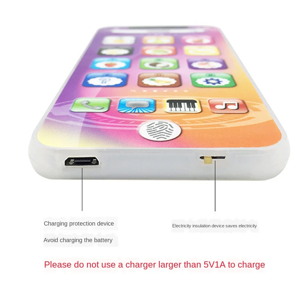 

Educational Baby Phone Toy LED Music Simulation Telephone English Learning Early Education Machine Toy Boy Girl Christmas Gift