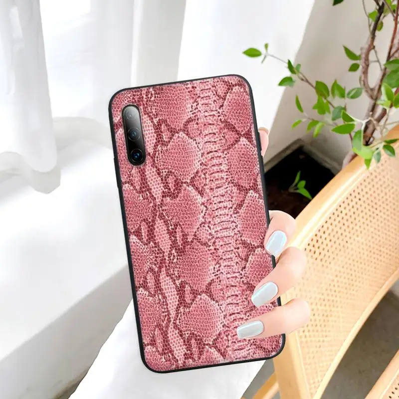 

3D Snake Skin Black Matte Mobile Phone Cover For Samsung Galaxy S9 S10 S20 S21 S30 Plus Ultra S10e S7 S8 Case