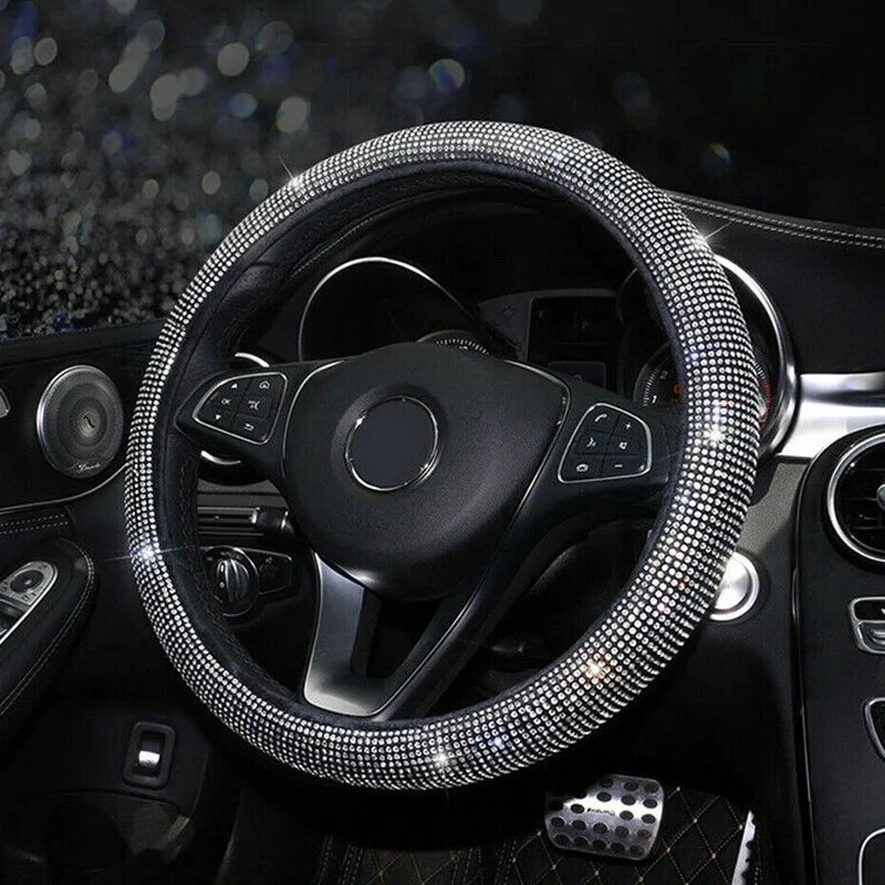 Универсальные аксессуары Стразы для интерьера автомобиля чехол на рулевое