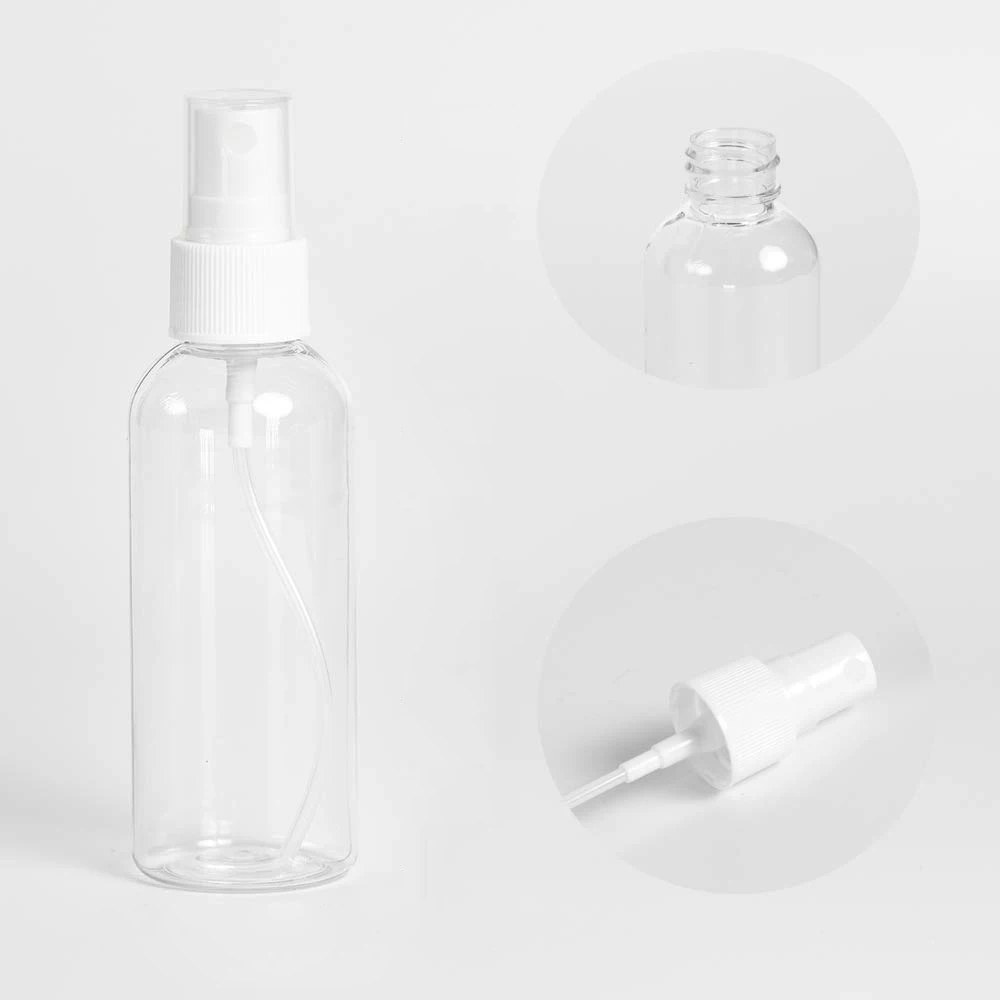 Портативные 100 мл многоразовые бутылки для путешествий прозрачный пластиковый