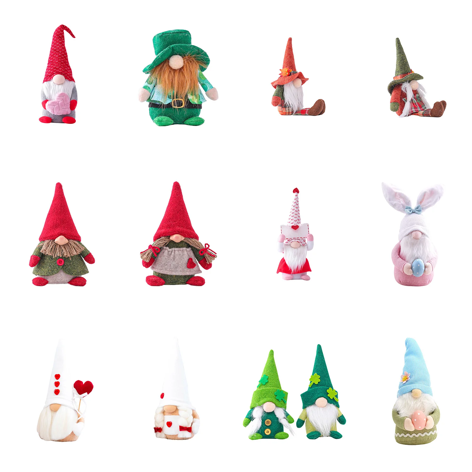 Пасхальный день томте гном безликая кукла предмет ирландского фестиваля