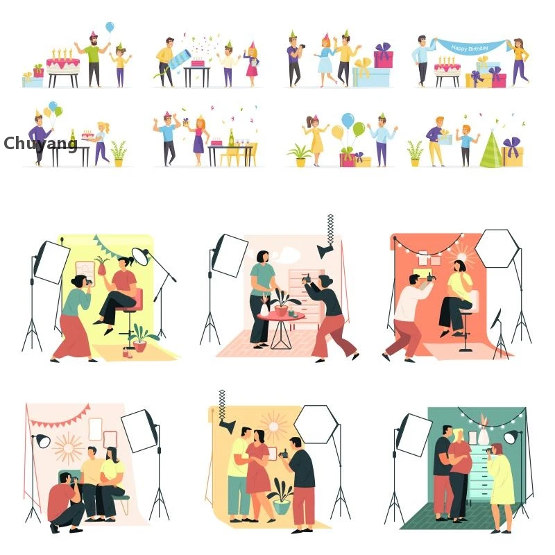 Виниловый фон для детской фотосъемки с изображением красных листьев и дерева |