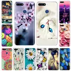 Для Huawei Honor 7C 5,7 дюймов чехол силиконовый мягкий чехол-накладка из ТПУ чехол с рисунком кошки защитная задняя крышка чехол для телефона чехол для Huawei honor 7c Aum-L41 забавные