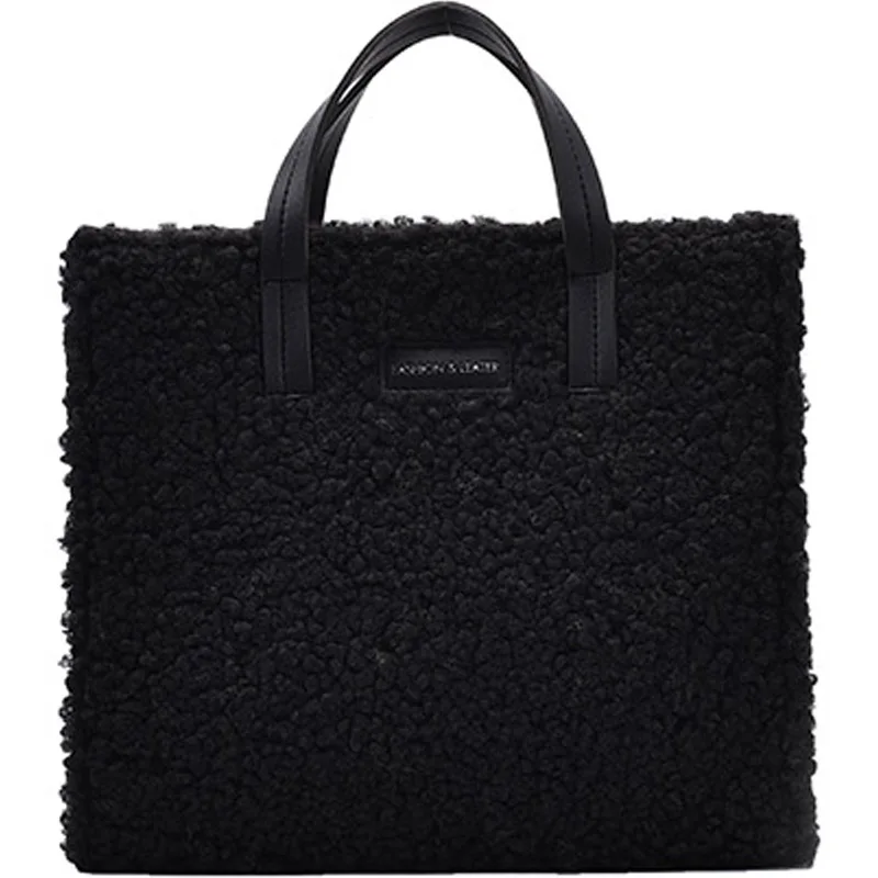 

Simple Designer Branded Large Plush Shoulder Bags For Women 2020 Trend Handbags Female Travel Trending Hand Bag