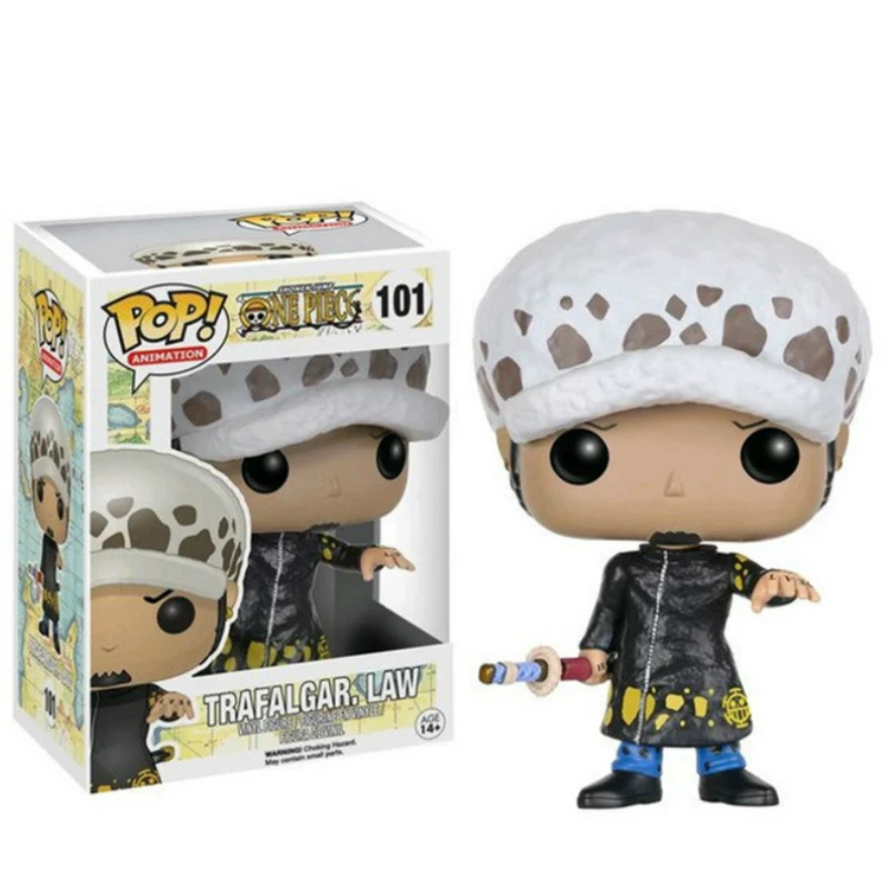 Funko Pop ONE PIECE ZORO обезьяна Д. Луффи нами франки Фильм Винил экшн и игрушки Фигурки Коллекционная модель игрушки для детей - Цвет: 101 with box