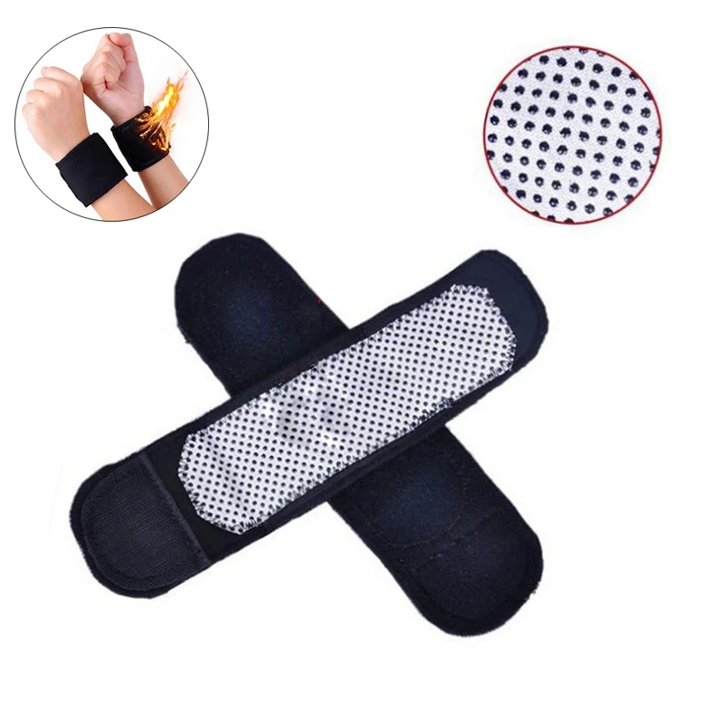 

1Pair Therapy Self-Heating Wrist Support Brace Gym Volleyball Basketball Wristbands Sport Sweatband Hand Band Wrist Guards