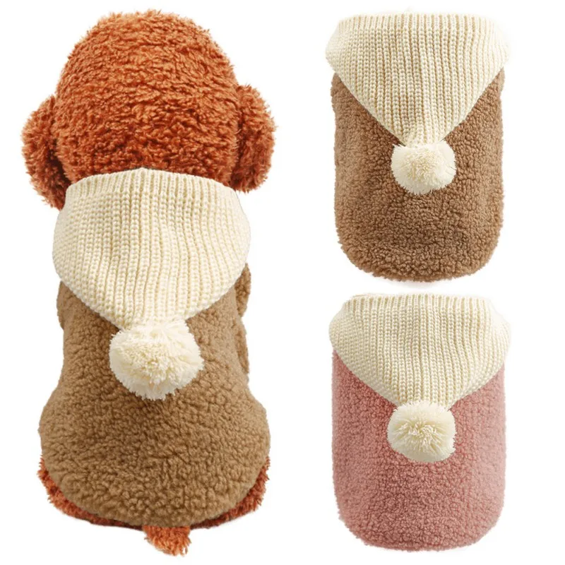 

1PC Dog Jacket Hoodie Winter Pet Dog Clothes Warm Ropa Perro XS -XL Cute Clothing Puppy Dog Supply Product .