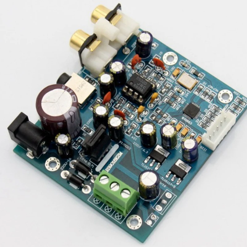 Собранная плата ЦАП ES9018K2M декодирования входа ES9018 I2S NE5532 Dsd