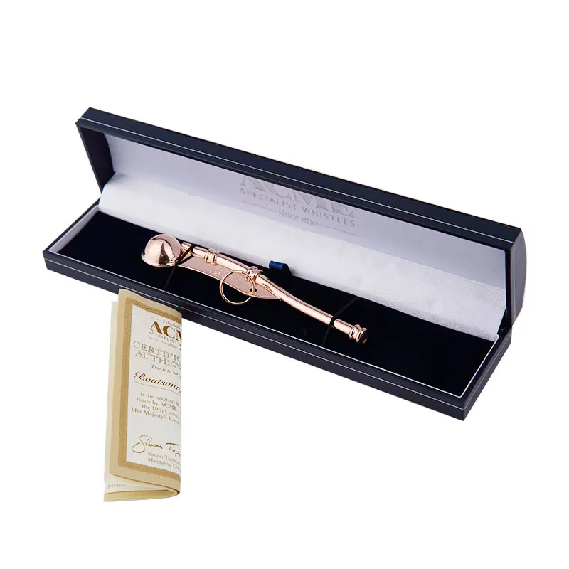 ACME розовое золото Сейлор свисток лодка трубки Металл британское происхождение