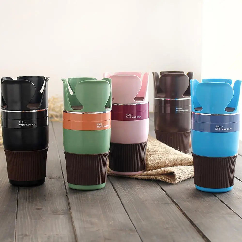 

Multifunctional Car Cup Holder Drinking Bottle Holder Sunglasses Phone Organizer Stowing Tidying For Audi BWM Auto Accessories