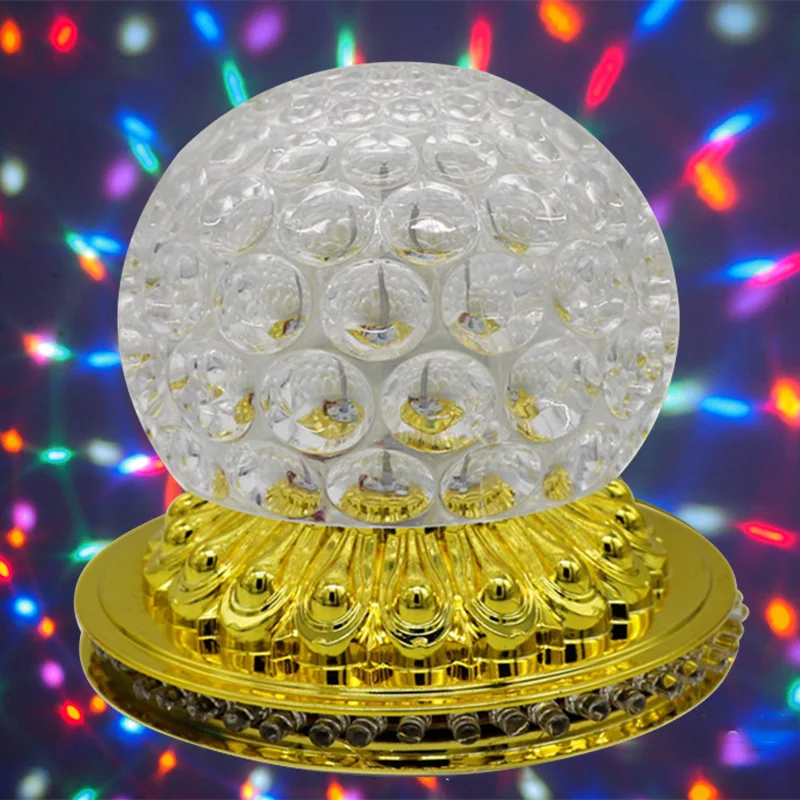 Красочный Светодиодный светильник шар для дискотеки с Mp3 плеер выпускного вечера