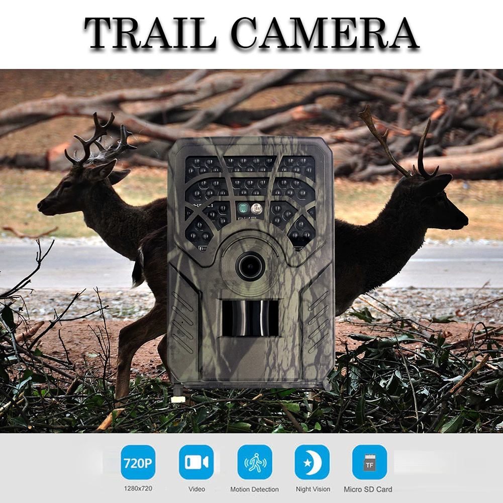 

5MP 720P Hunting Camera Night Version Photo Track Wildcamera Wild Surveillance Camping Portable Outdoor Elements