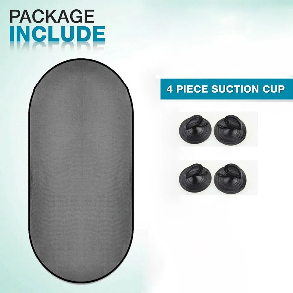 

Car 1* Car Rear Window Sun Shade+4* Suction Cups Mesh Screen Shield Sun Shade Back Rear Visor
