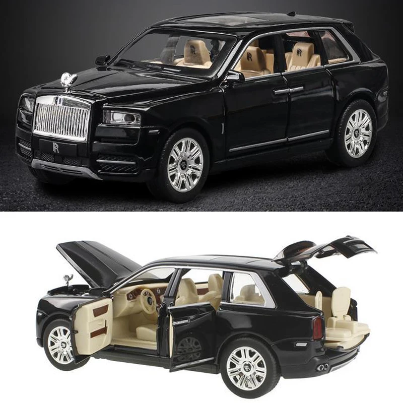 22 см 1:24 рулон игрушечного автомобиля из сплава Royce Cullinan внедорожник игрушечный металлический автомобиль