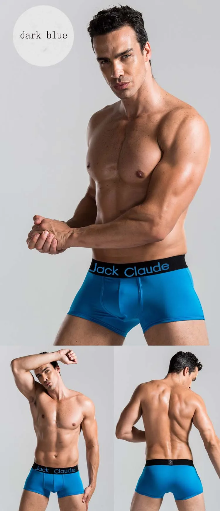 Трусы боксеры мужские из модала нижнее белье пикантные шорты 3 шт./лот XXL|jack