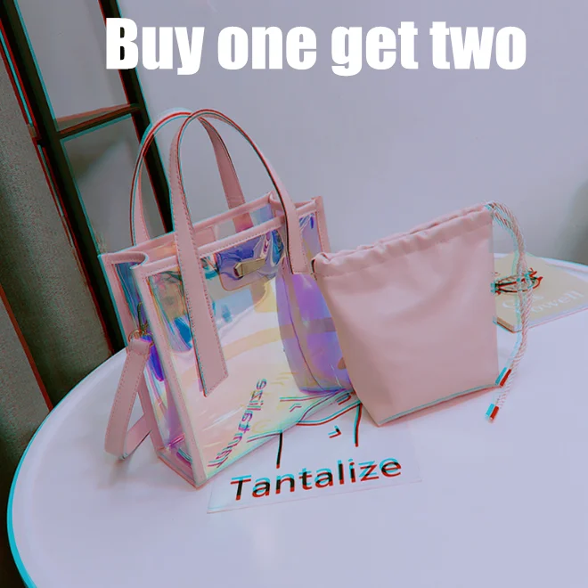 Новые Брендовые женские сумки лазерные в Корейском стиле прозрачные на плечо