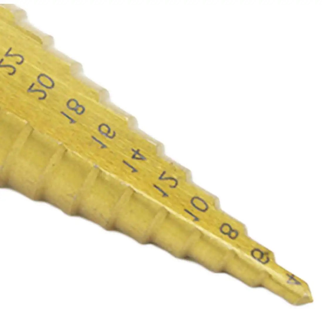 

Titanium Plating Coated HSS Step Drill Bit Set Cone Hole Cutter Taper 4-32mm Metal Hexagonal Core Drill Bits