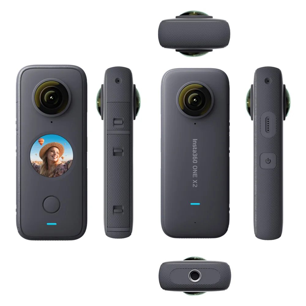 Спортивная Экшн камера Insta360 One X2 ONE X 2 селфи палка 5 7 K видео водонепроницаемый до 10