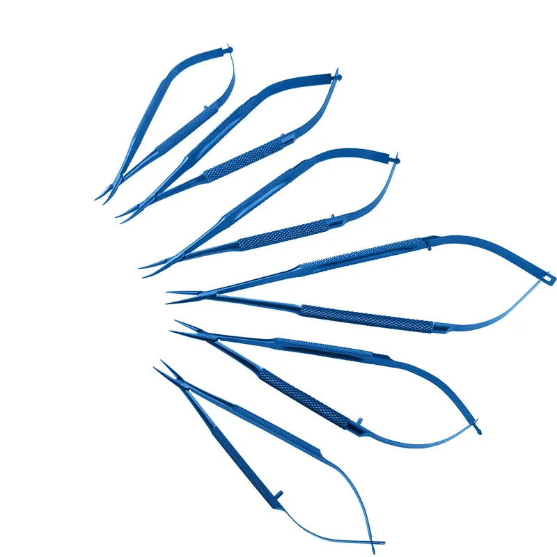 8 типов Титановых игл с круглой ручкой прямой/изогнутый зажим для инструменты