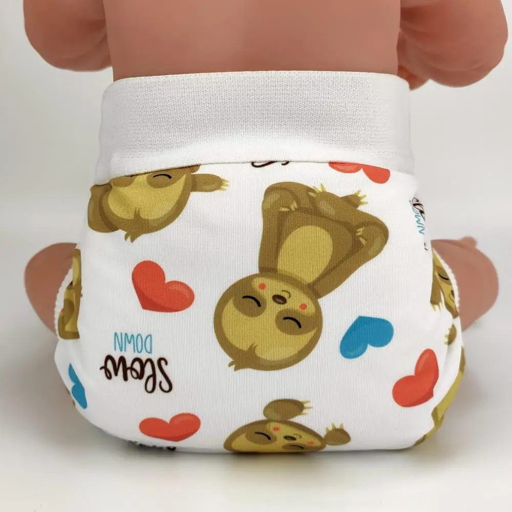 2019 приятные детские тканевые подгузники забавные Регулируемые моющиеся