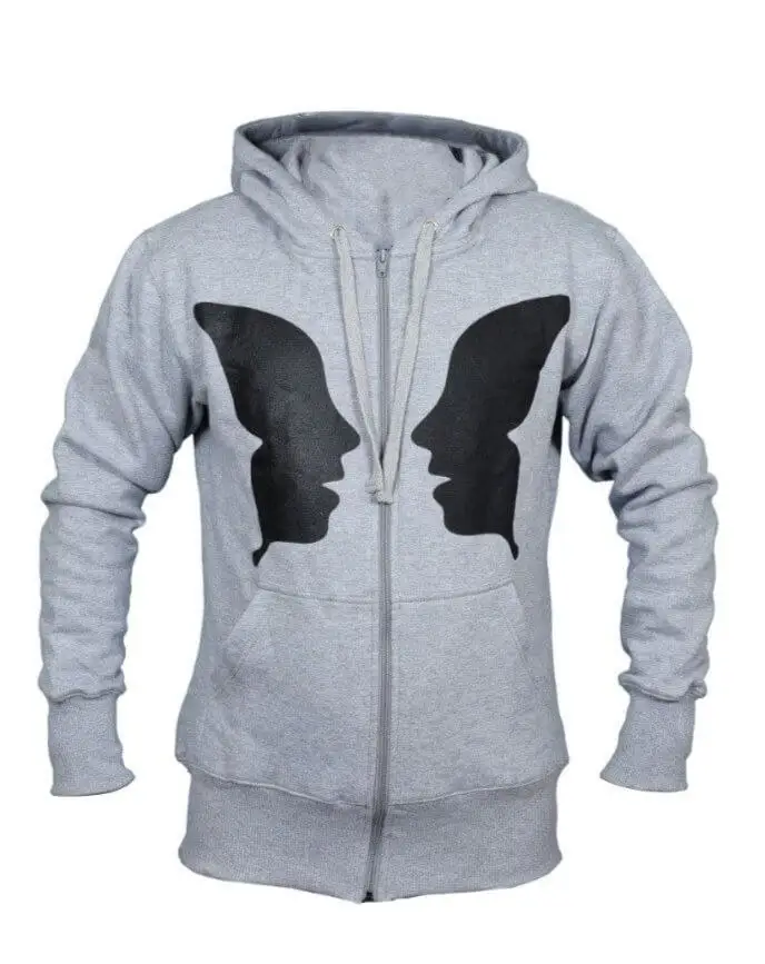 

Black Character Printed Casual Plus Size Coat for Women Fashion Long Sleeve Hooded Loose Jacket High Street Zipper Up Outerwears