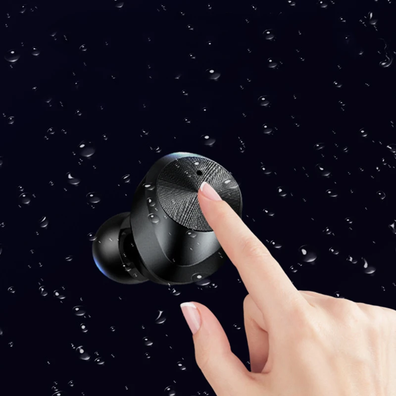 Bluetooth наушники Водонепроницаемые Мини Беспроводная гарнитура сенсорное